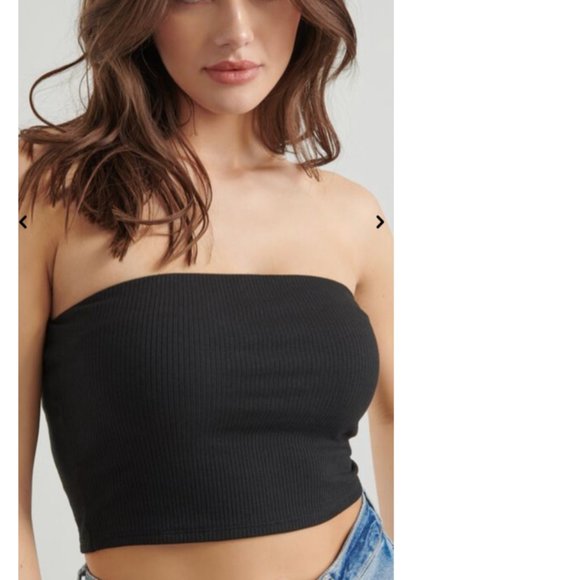 RIBBED TUBE TOP - Picture 3 of 3